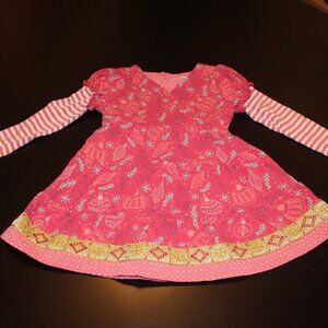 Matilda Jane Size 2 Long Sleeve Ornament Dress